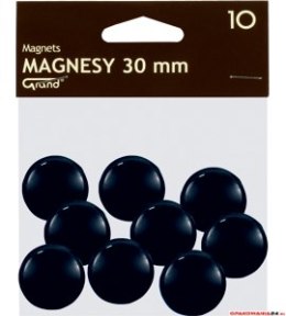 Magnesy 30mm GRAND czarne (10)^ 130-1