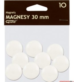 Magnesy 30mm GRAND biaĹ‚a (10)^ 130-1693