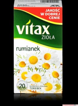 Herbata VITAX RUMIANEK 20t *1,5g zioĹ‚owa